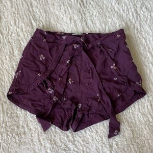 Purple Kimchi Blue Flowy Shorts